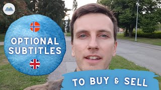 &quot;To Buy&quot; and &quot;To Sell&quot; in Norwegian | Learn Norwegian #50 (Optional Subtitles)