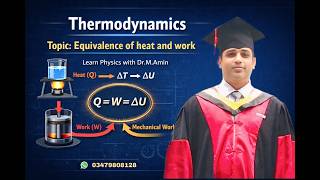 Equivalence of heat and work (THERMODYNAMICS)
