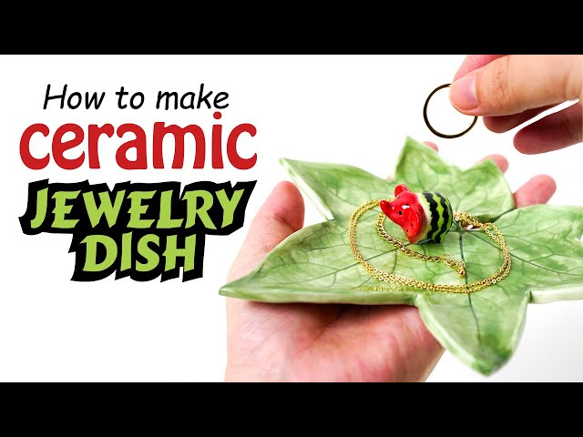 DIY Leaf-Shaped Jewelry Dish - Engineer Mommy