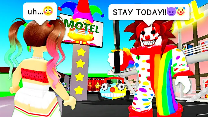 I Stayed OVERNIGHT in A HAUNTED Brookhaven CLOWN M...