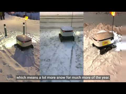 Starship Robots in the Finnish Winter