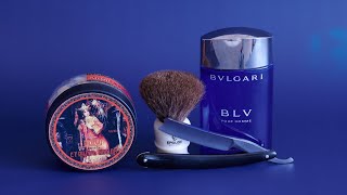 картинка: WADE & BUTCHER Sheffield, мыло MOW Страсть Кощея, Эпсилон 26 мм, Страсть Кощея, BVLGARI BLV,  бритьё