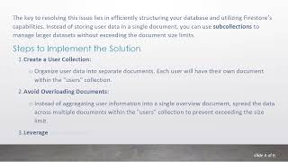 How to Efficiently Retrieve All User Data from Firestore without Loops