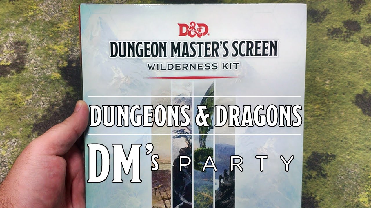 Conheça o novo Dungeon Master´s Screen - Wilderness Kit - YouTube