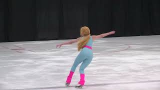 Sophia skates Barbie at Character Performance Showcase