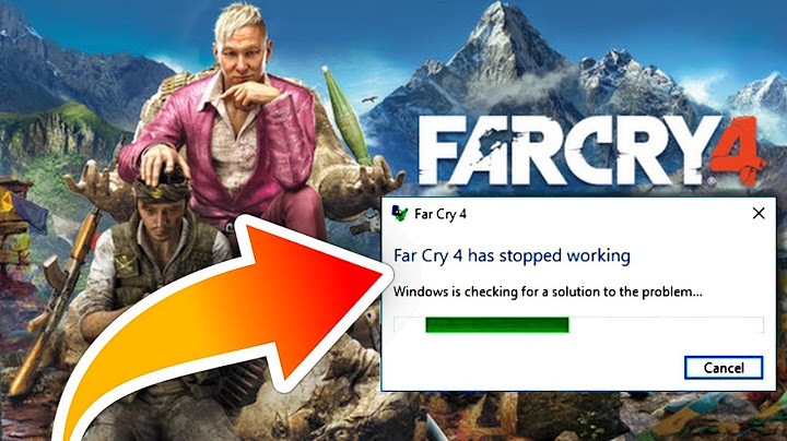 Sửa lỗi xoay màn hình trong farcry 4