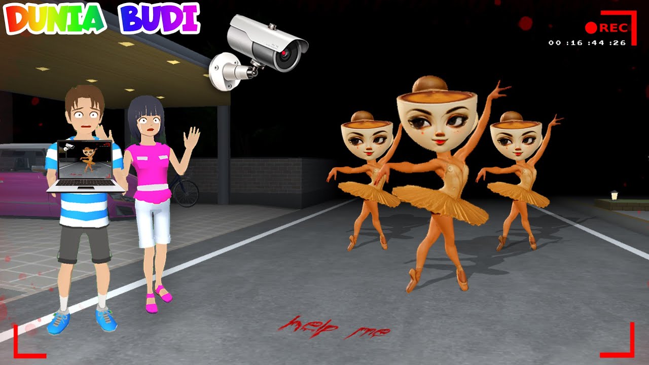 Yuta Mio Panik Cctv Merekam Penampakan Anomali Ballerina Capucina Di Depan Rumah