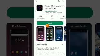samsung s9 launcher for android ||😘😍|| #samsungs9 #short #shorts screenshot 4