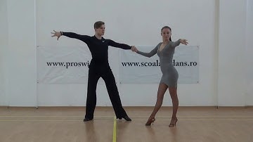 Cucaracha with Under Arm Turning Left and Right - Rumba