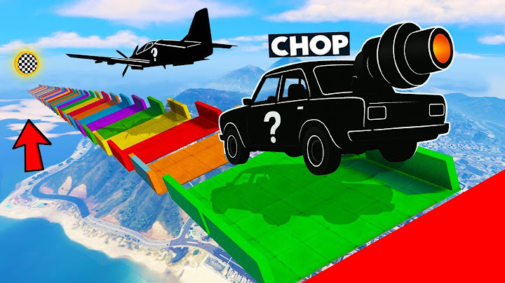 GTA 5 MYSTER CAR MEGA RAMP CHALLENGE WITH CHOP AND FROSTY