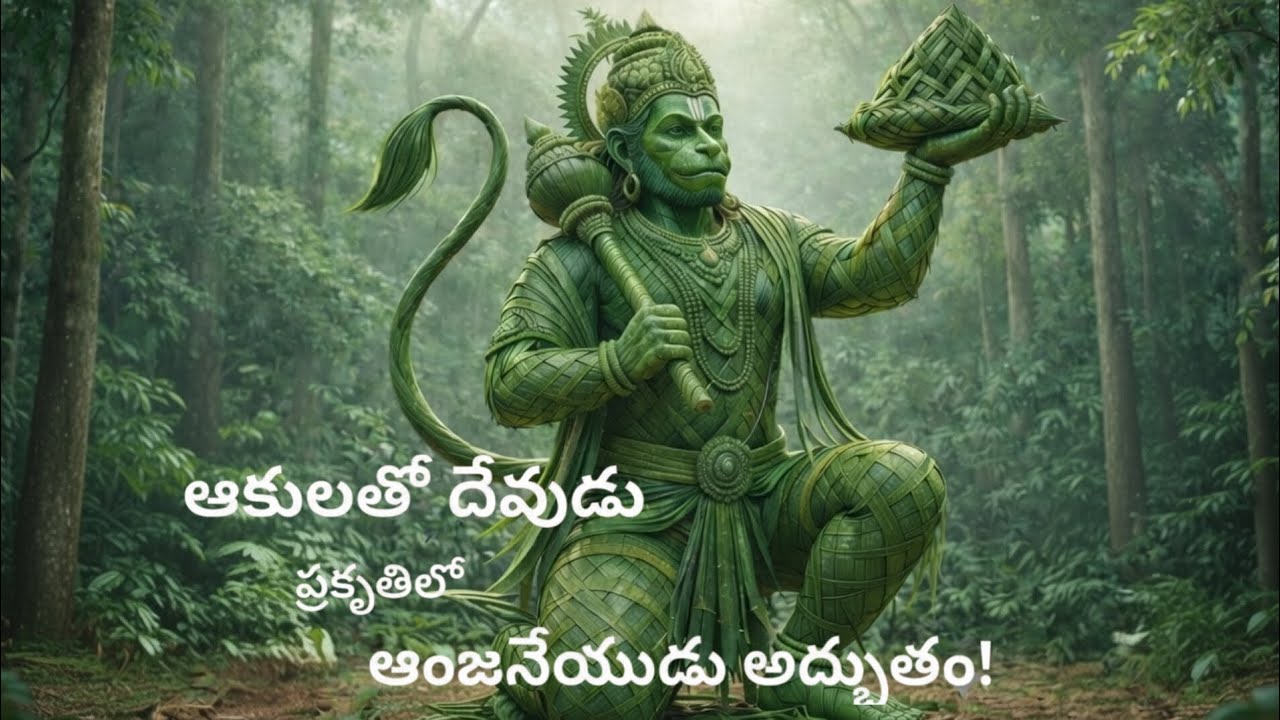 భక్తి ఉంటే చాలు | Hanuman Formed from Leaves