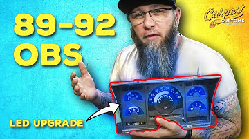 How to LED Upgrade 89-92 OBS Chevy Cluster