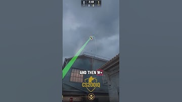 Very easy to throw camera smoke on train ✅ #cs2 #train #counterstrike