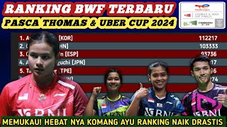 HEBAT!! Komang Ayu Naik Drastis - Update Ranking BWF Terbaru Pasca Badminton Thomas & Uber Cup 2024