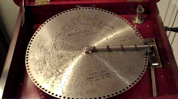 Regina Reginaphone Music Box Disc "Wine, Women, an...