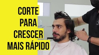 CORTE PARA FAZER CABELO CRESCER MAIS RÁPIDO | CORTE MASCULINO 2021 | ALEX CURSINO