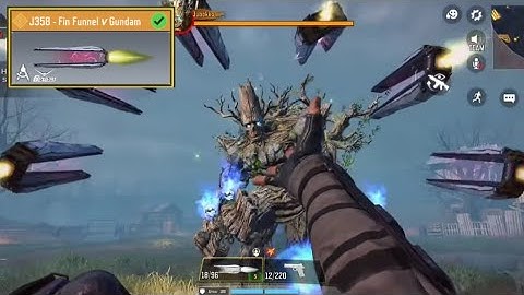 Legendary J358 Fin Funnel v Gundam vs Jubokko Boss Zombie Mode in COD Mobile | Call of Duty Mobile