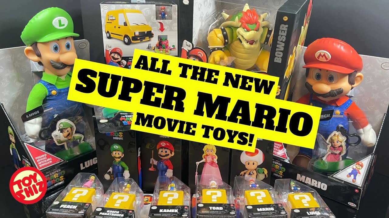 JAKKS Pacific's new Super Mario Bros. movie toys revealed