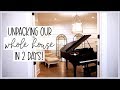 Unpacking our whole house in 2 days! | Elle Fowler