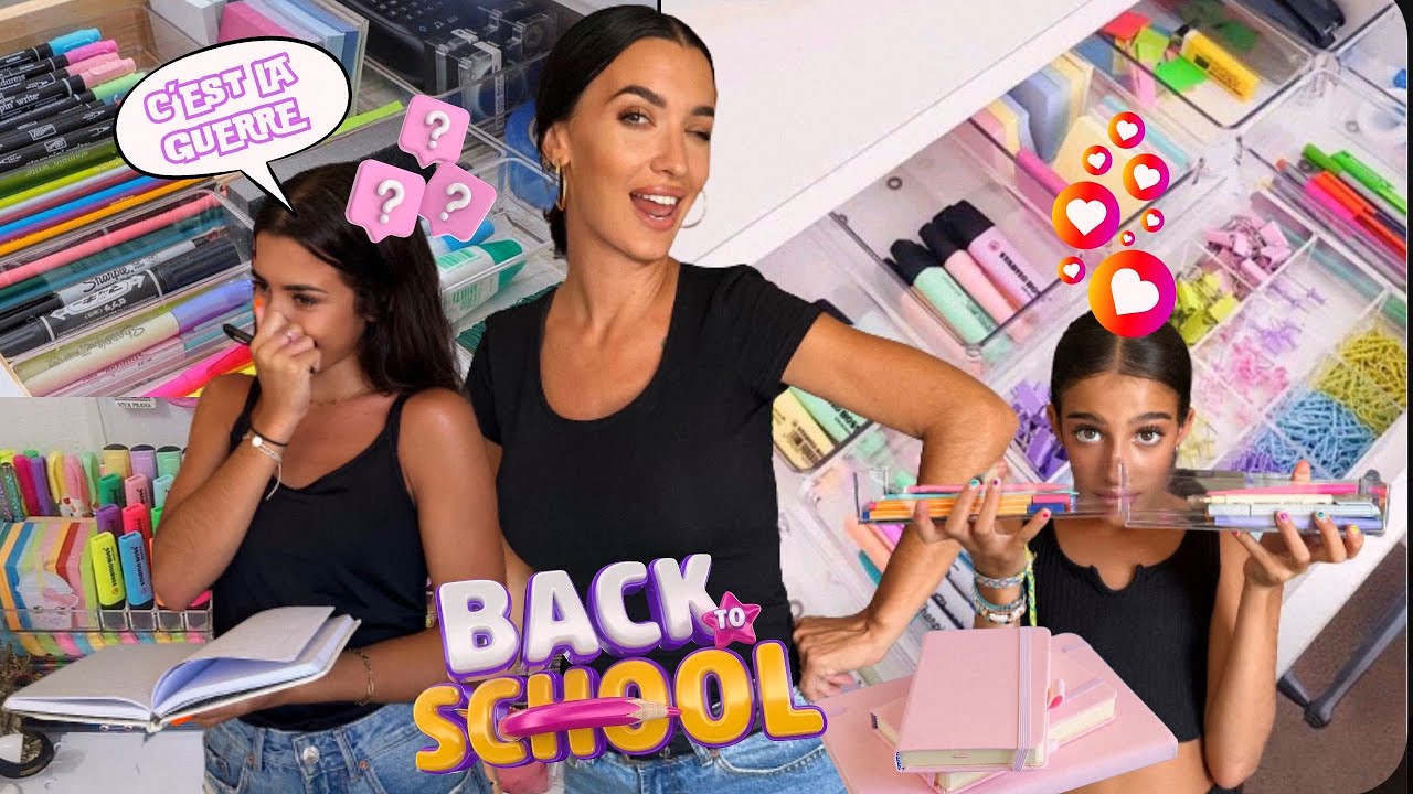 BACK TO SCHOOL [ LA GUERRE DE L’ORGANISATION DU BUREAU 🤣 ]