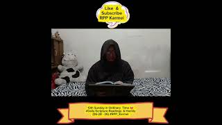 13th Sunday in Ordinary  Time 😍#Daily Scripture Readings  &amp; Homily (06-28 - 26) #RPP_Karmel 