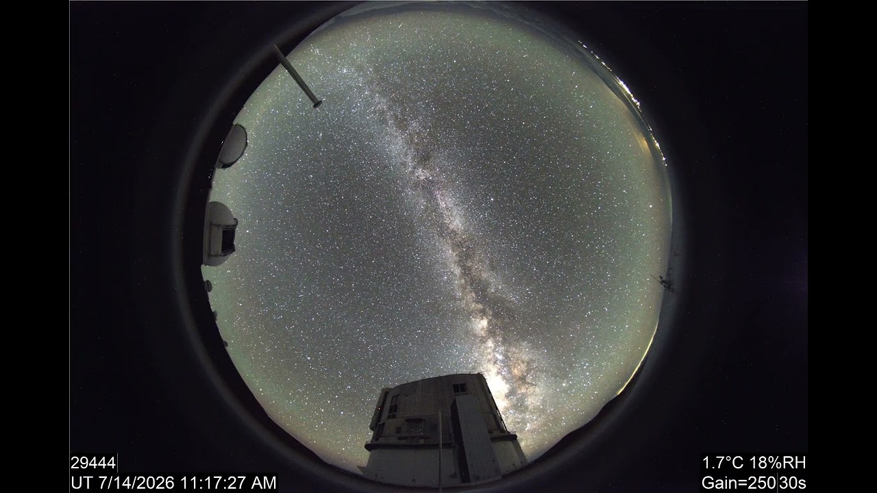 Subaru All-Sky Camera, July 14, 2026 UT/ すばる望遠鏡全天モニタ