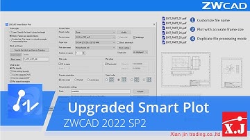 ปรับปรุงคำสั่ง Smart Plot ใน ZWCAD 2022 SP2