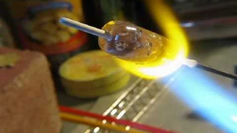 Devardi Glass Dichroic Chaton Beads, Lampwork Making Tutorial