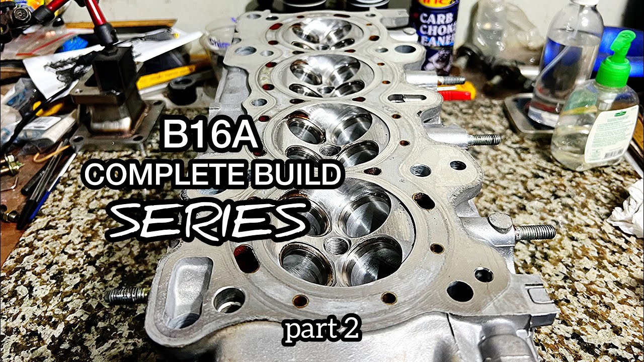 Civic EG6 Hatchback B16a Build Series part 2 Head and Manifold Porting