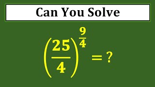 Nice Exponent Simplification Math Problem | Maths Olympiad | How to Solve!!!
