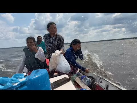 ALMOST THE WORST HAPPENS/STORM OF WINDS AND STRONG WAVES IN THE AMAZON FOREST