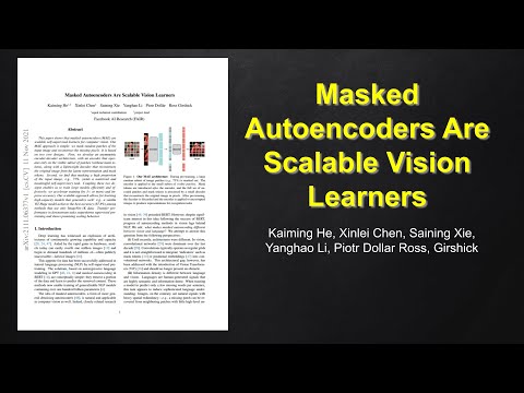 [DeepReader] MAE: Masked Autoencoders Are Scalable Vision Learners