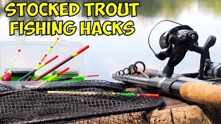 10 Stocked Trout Fishing HACKS and TRICKS
