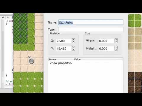 Cocos2D iPhone Tutorials   15   Adding a Character to the RPG   YouTube