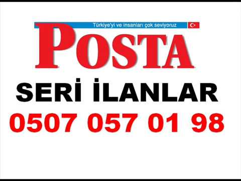 posta gazetesi istanbul sofor is ilanlari