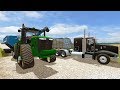 FARMING SIMULATOR 2017 | BIG CORN HARVEST & TILLAGE DAY + 3 PERSON CREW | IOWA EP #18