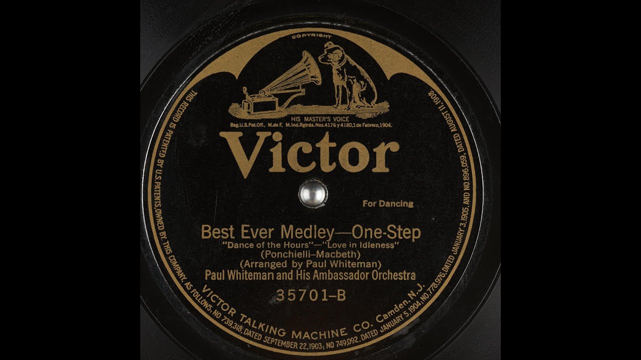 Paul Whiteman And His Ambassador Orchestra Best Ever Medley 1920 paul-whiteman-and-his-ambassador-orchestra-best-ever-medley-1920