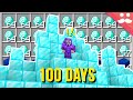 Mining for 100 Days in Minecraft