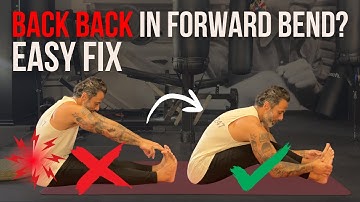 Forward Fold Hurting Your Back? Fix It In 2 Minutes (Pelvic Tilt Technique)