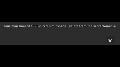 [CS:GO]: How to fix missing map problem? Part 2