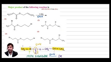 Major product of the following reaction is