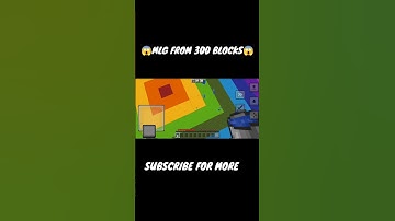 Water MLG from 300 blocks #shorts #minecraft #viral