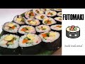 Futomaki  sushi tradicional no japo