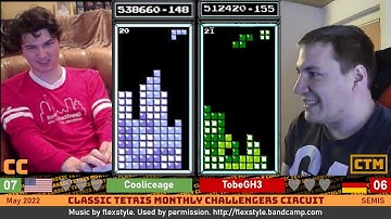 Eren, TobeGH3 | Semis | Classic Tetris Monthly Challengers Circuit