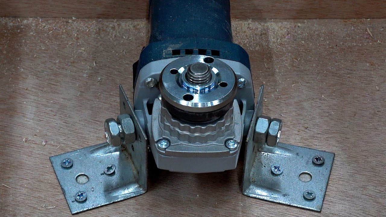 DIY Angle Grinder Attachment for Woodworking YouTube