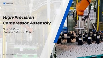 High-Precision Compressor Assembly with 3D Vision Guidance |Automation |Robotics|AI |Home Appliances