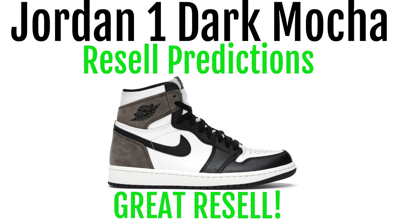 jordan 1 dark mocha resell price