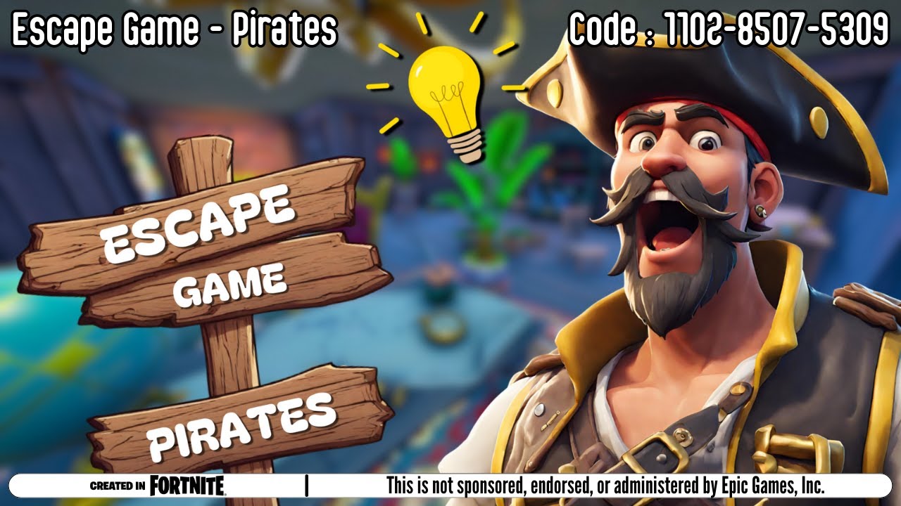 Escape game pirates its netoh code 1102 8507 5309 youtube