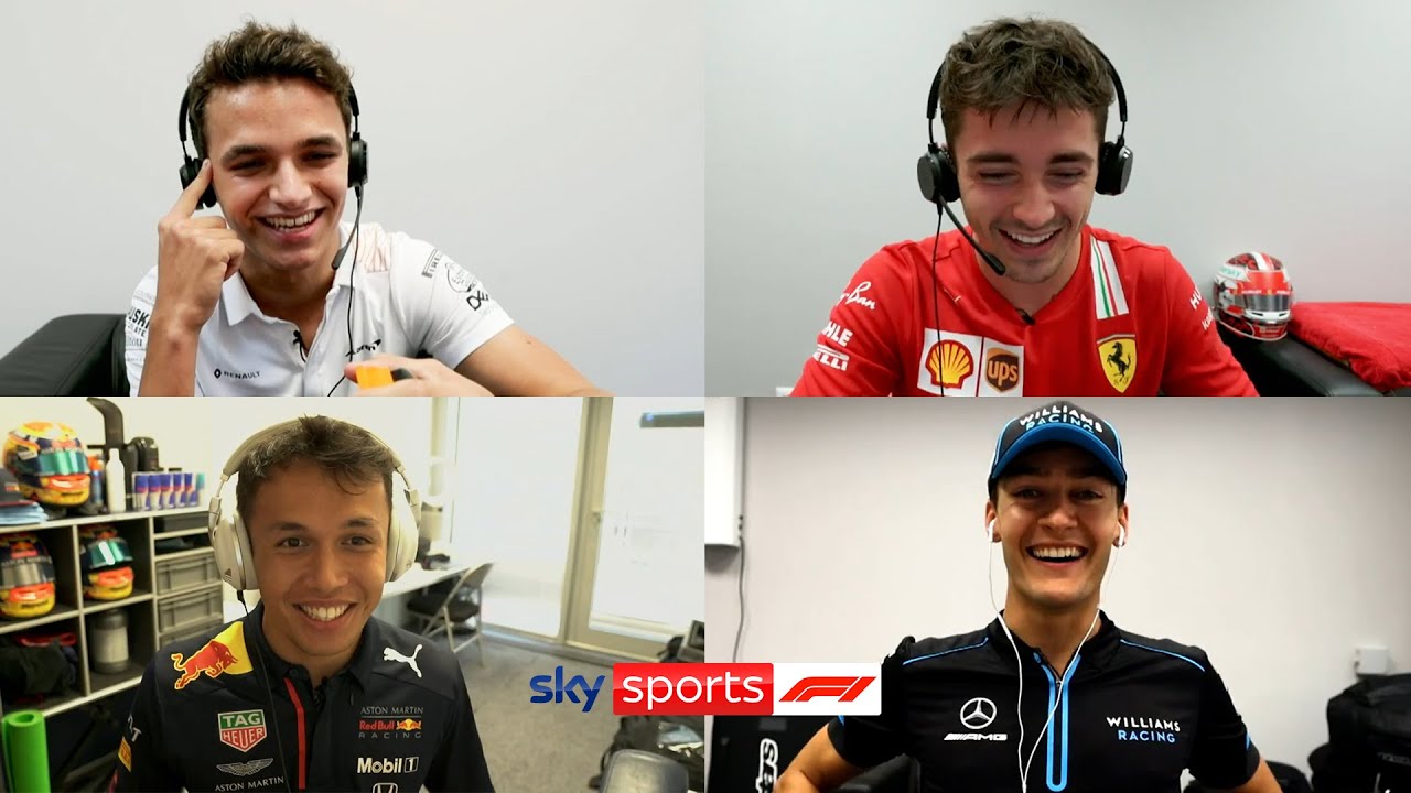 Norris, Russell, Leclerc and Albon compete in hilarious F1 quiz! The Twitch Quartet Quiz