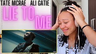 PHEW! What A Voice 😱| Tate McRae x Ali Gatie - lie to me [REACTION!!]